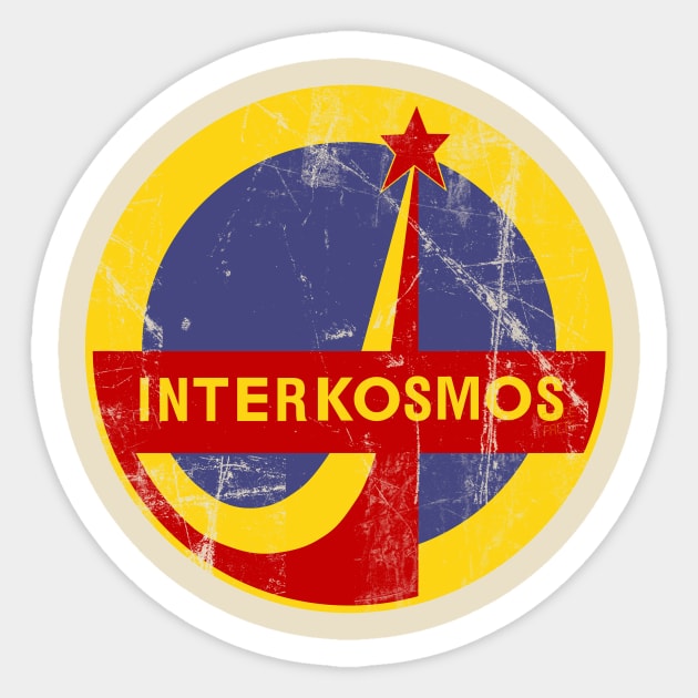 Soviet Space Program- Interkosmos Sticker by ocsling